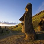 Moai - stone idols of Easter Island